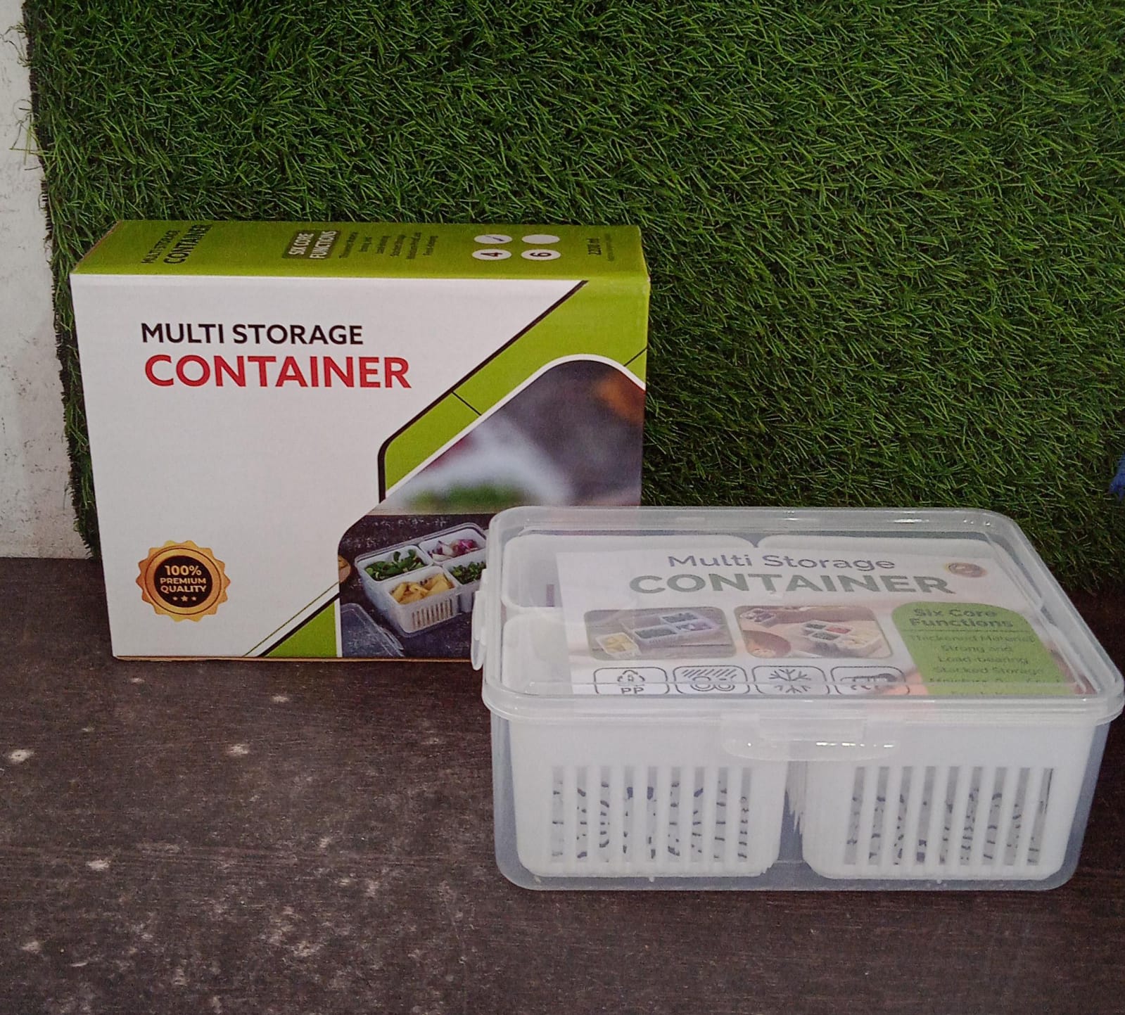 Fridge Storage Boxes Freezer Storage Containers, Container for Kitchen Storage Set, Storage in Kitchen, Vegetable Storage, Draining Crisper Refrigerator Food Box (1 Pc) Fridge Storage Boxes Freezer Storage Containers, Container for Kitchen Storage Set, Storage in Kitchen, Vegetable Storage, Draining Crisper Refrigerator Food Box (1 Pc)